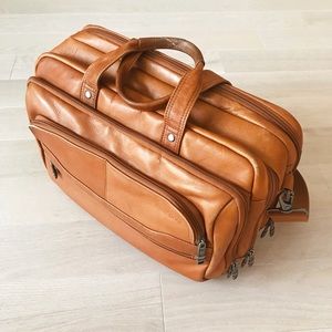 Samsonite leather laptop bag